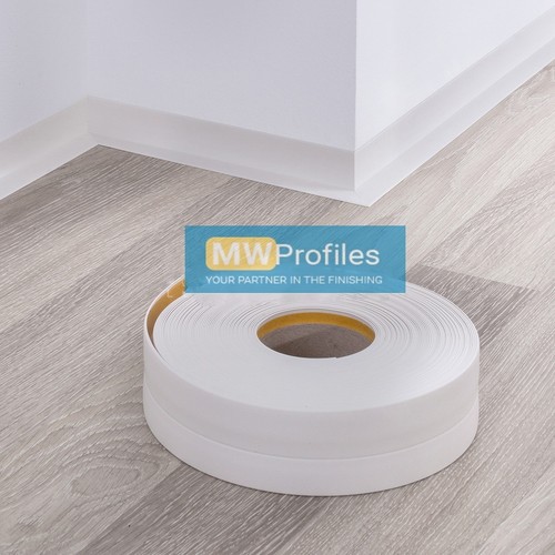 Flexible skirting board - skirting, white