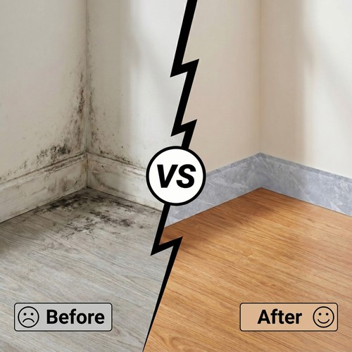 Plastic skirting board - plastic,